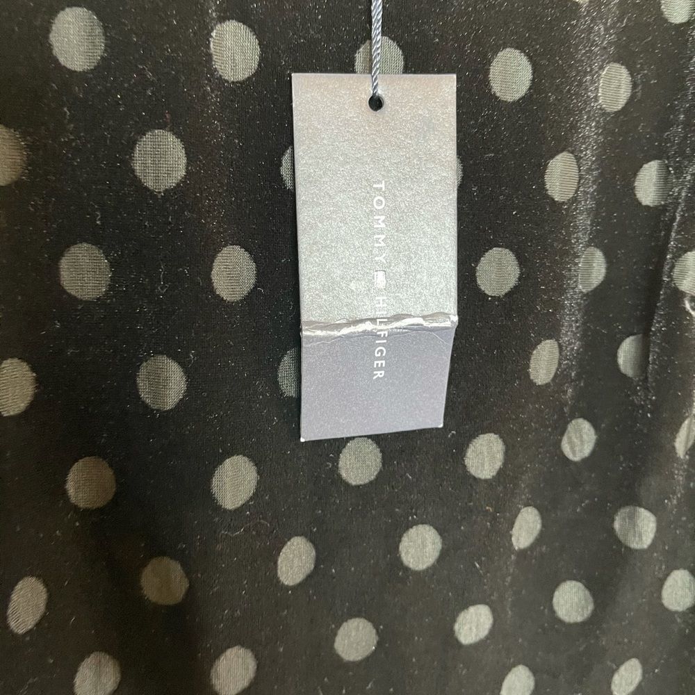 NWT Tommy Hilfiger velvet polka dot shift dress size‎ 8 - Picture 5 of 9